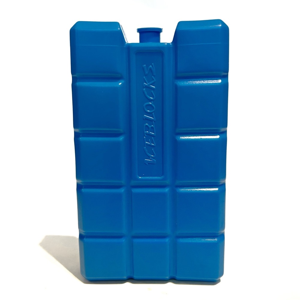 Iceblocks Blue Reusable Ice Pack Food Storage Lunch Bag Cooler Injury First Aid